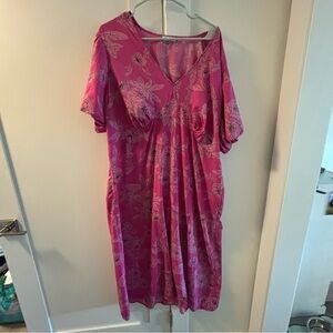 Simply Be🌸 Pink Floral Dress